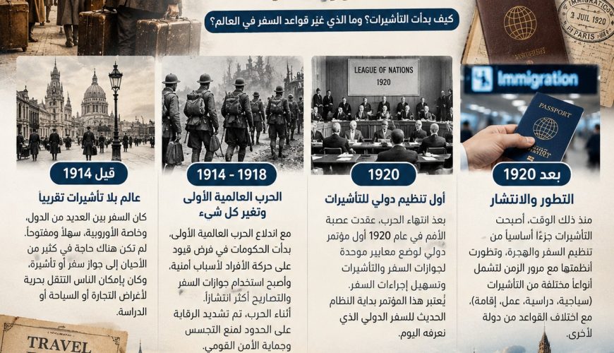 مين اللي اخترع التأشيرة ؟